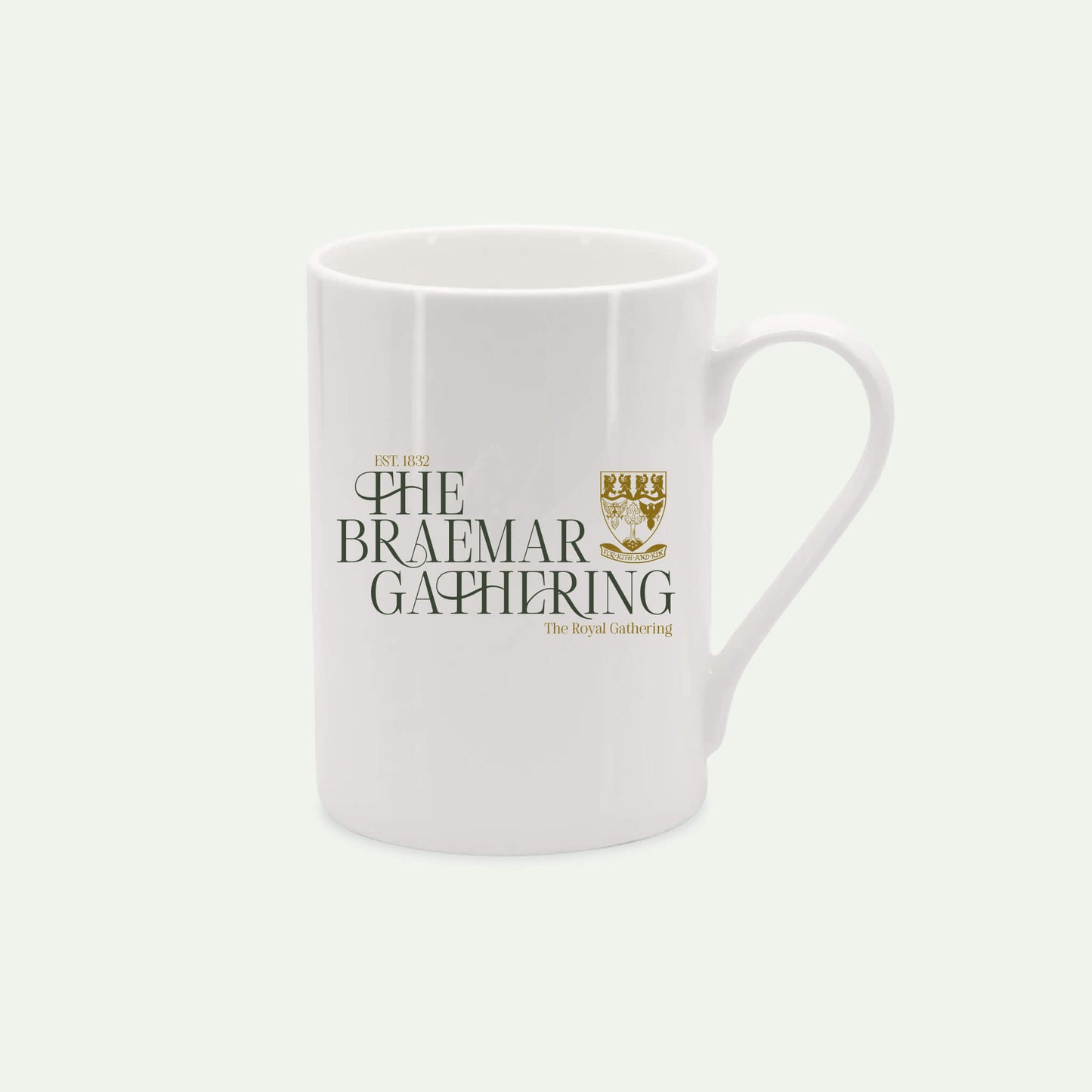Classic China Mug - White _ Braemar Gathering