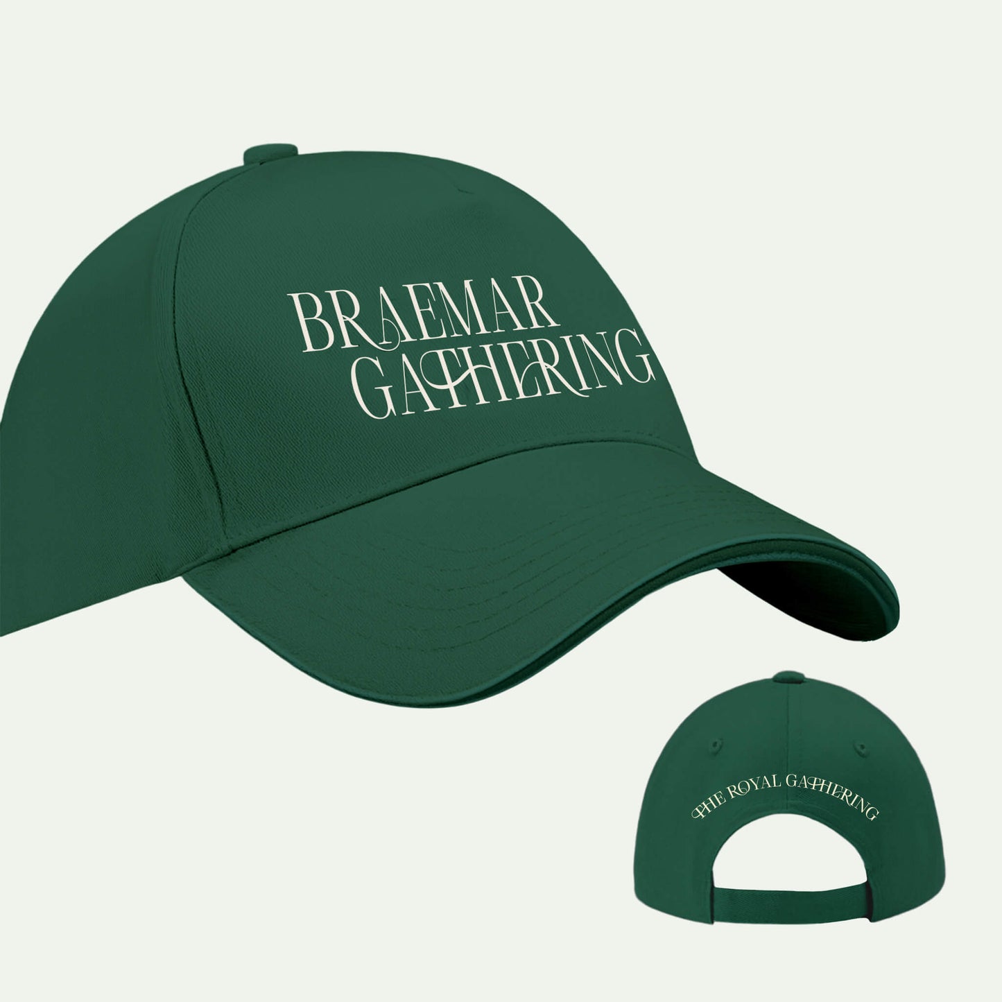 Classic Baseball Cap - Green - Braemar Gathering
