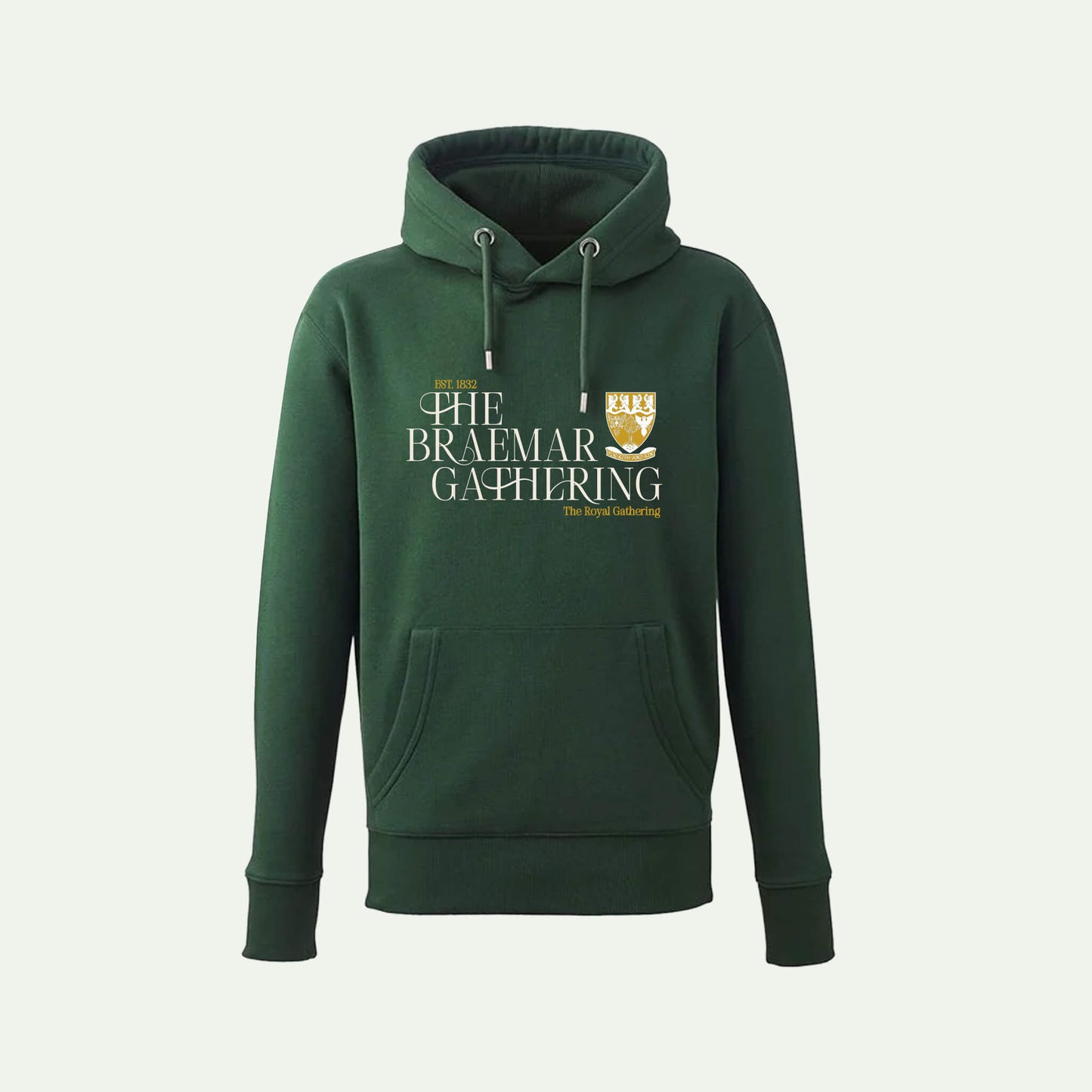 Classic Hoodie - Forest Green - Braemar Gathering