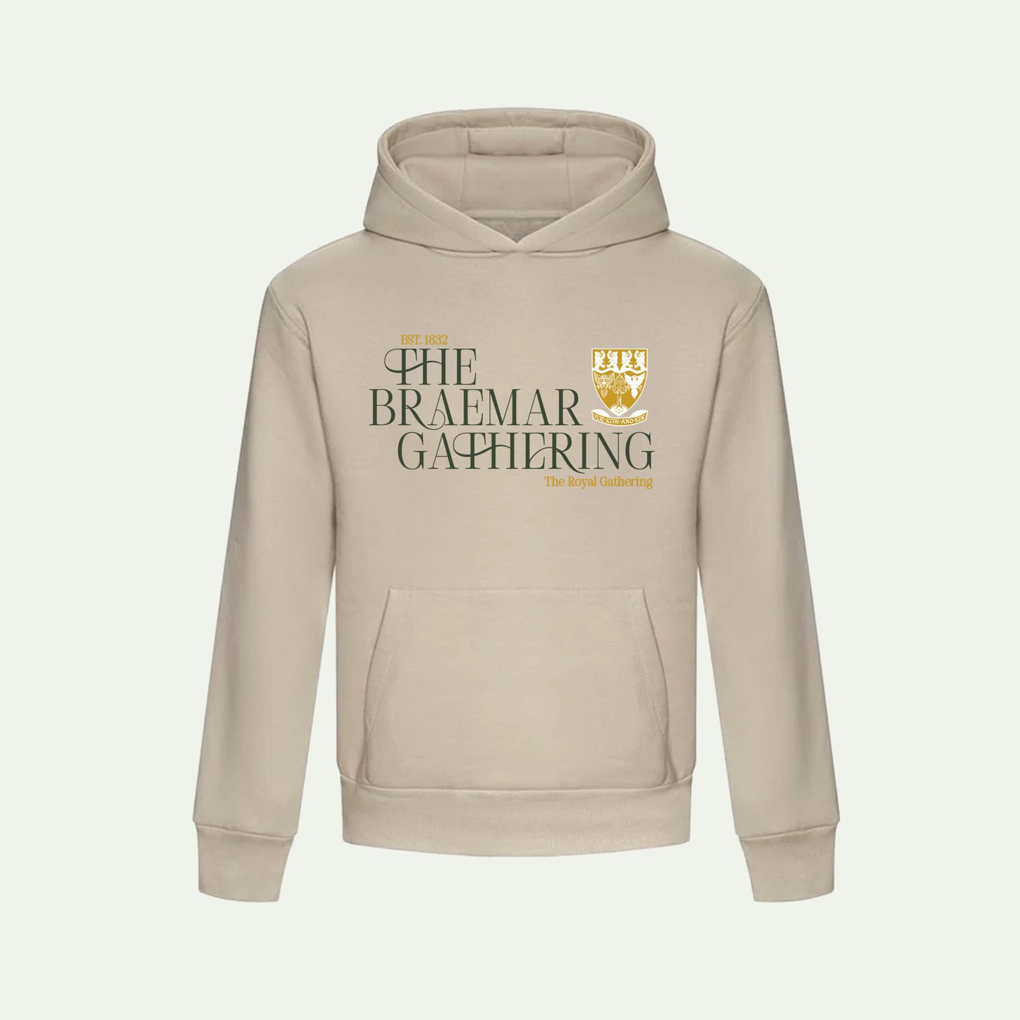 Classic Hoodie - Stone - Braemar Gathering