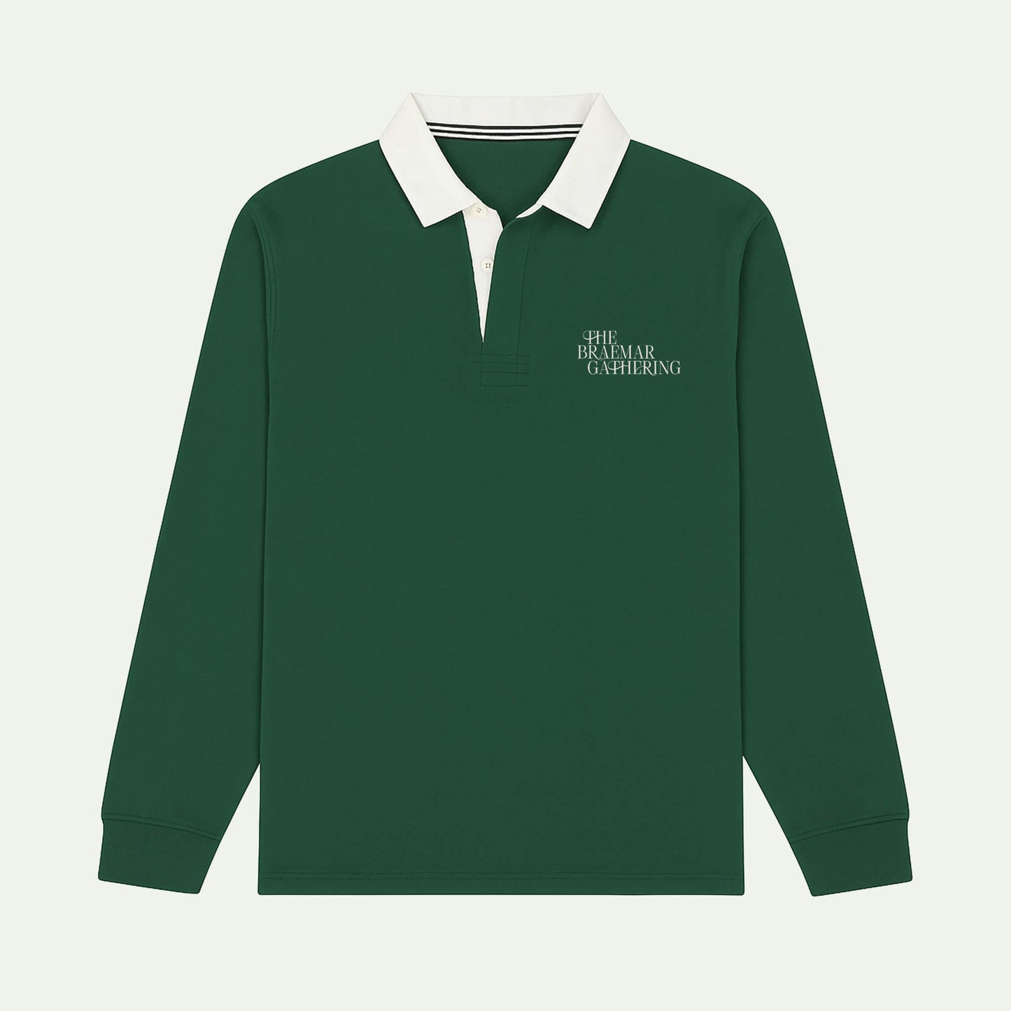Classic Rugby Top - Bottle Green - Braemar Gathering