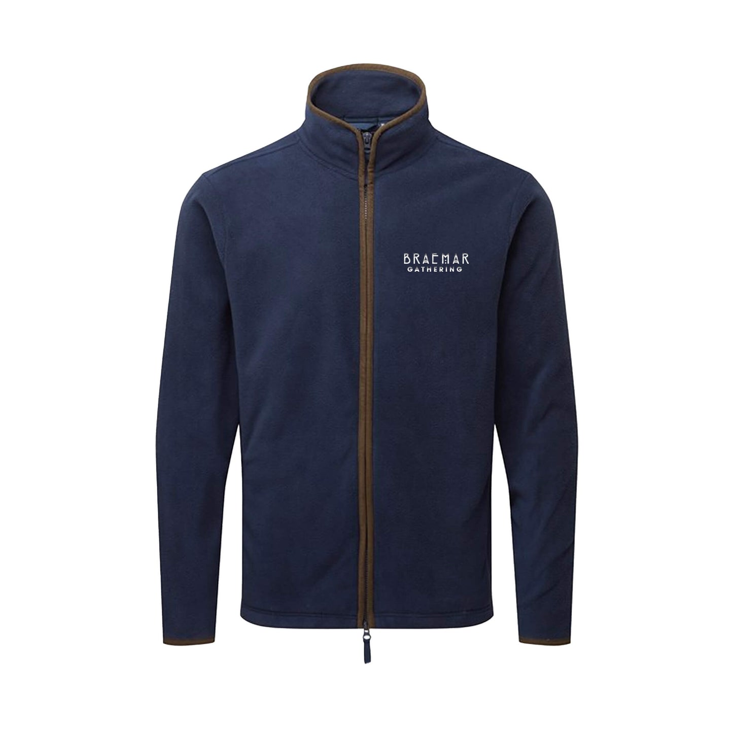 Classic Embroidered Fleece Jacket | Navy | Braemar Gathering