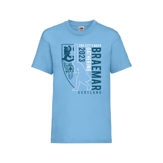 Event Kids T-Shirt | Sky Blue | Braemar Gathering