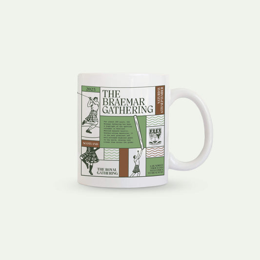Event Ceramic Mug - White - Braemar Gathering