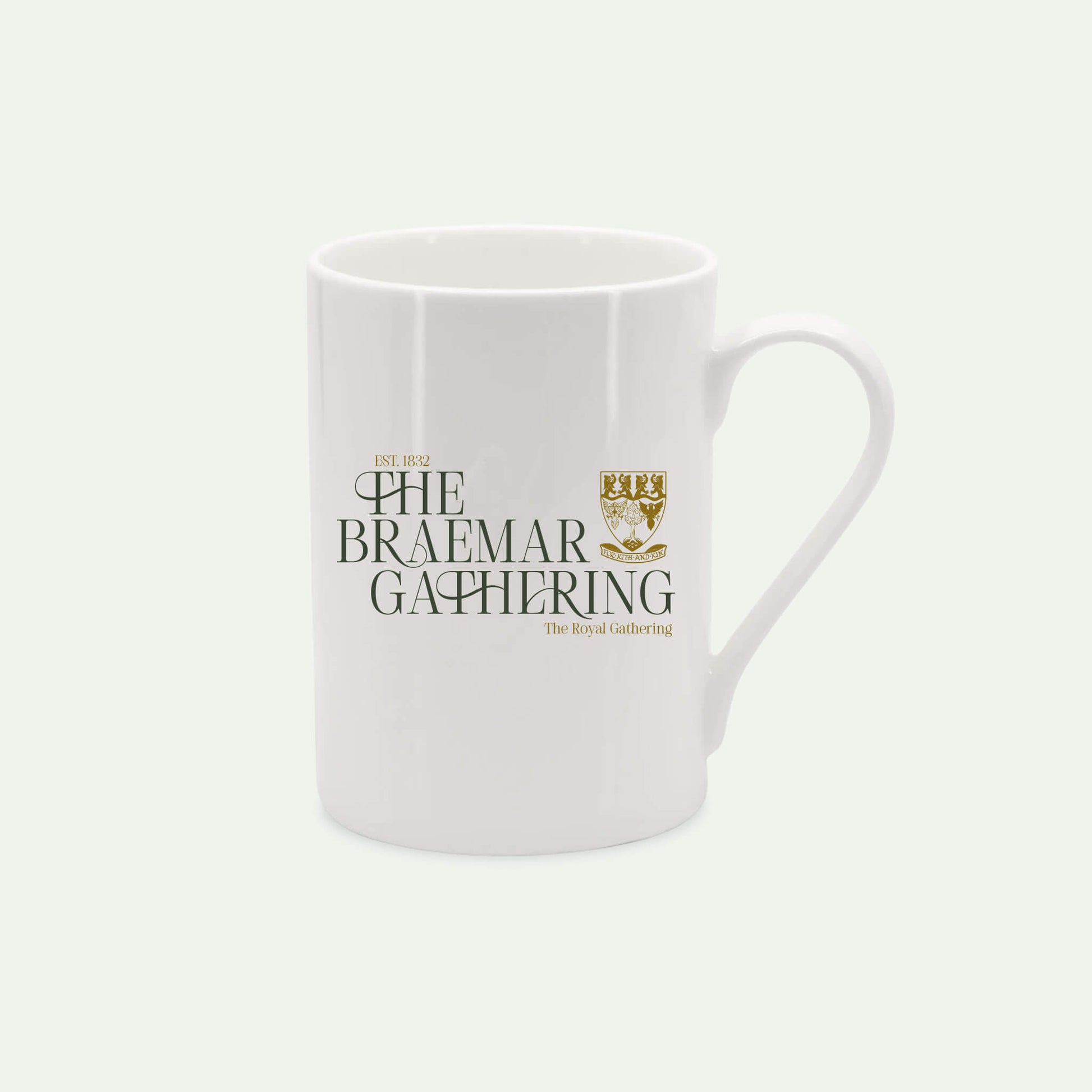 Classic China Mug - White _ Braemar Gathering