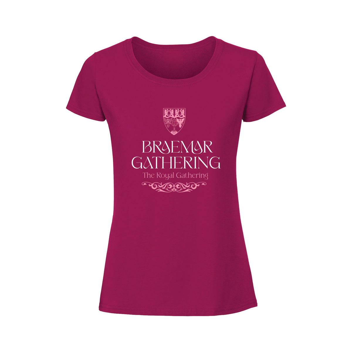 Braemar Gathering 2026 Classic Fitted T-Shirt - Cranberry