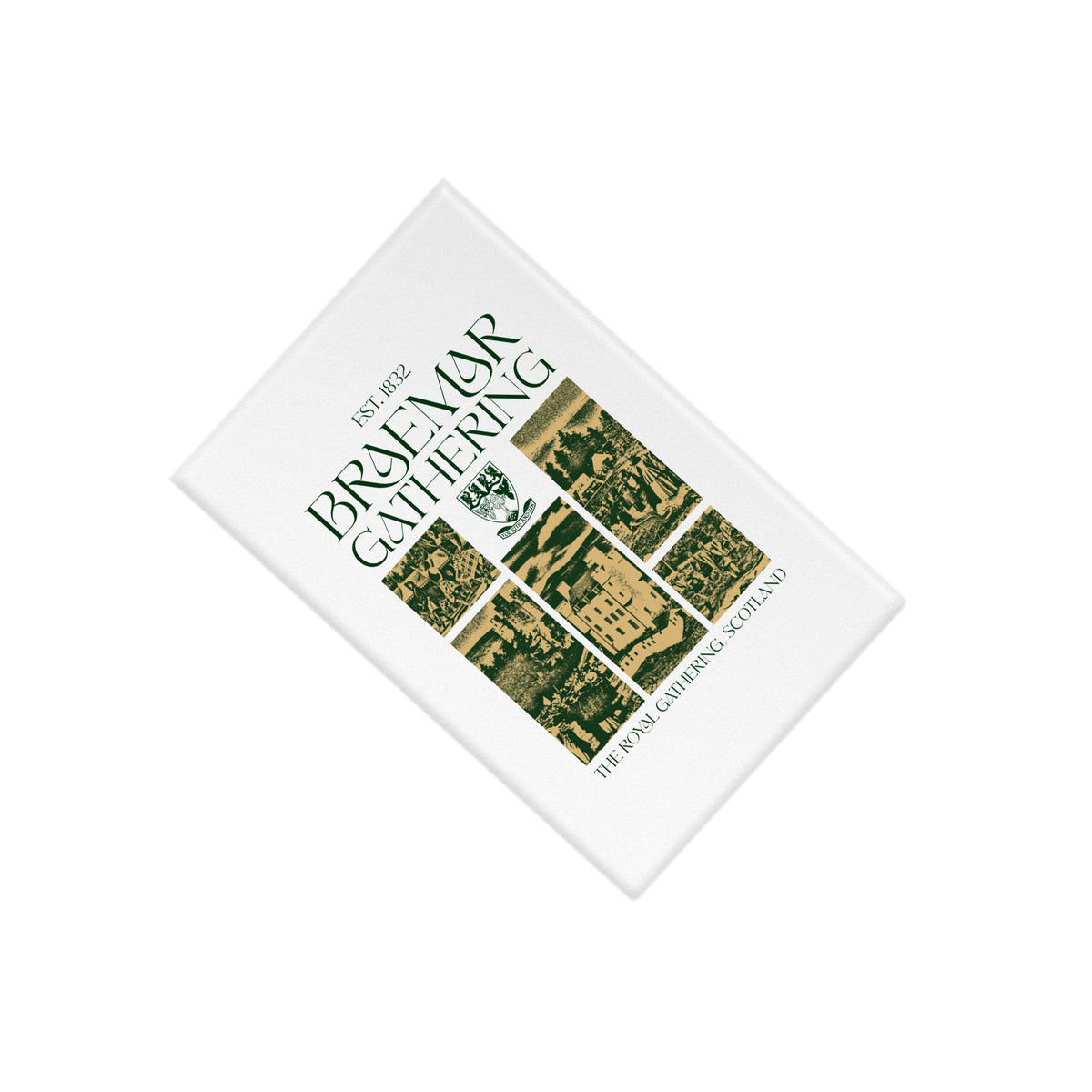 Braemar Gathering 2026 Heritage Fridge Magnet - White