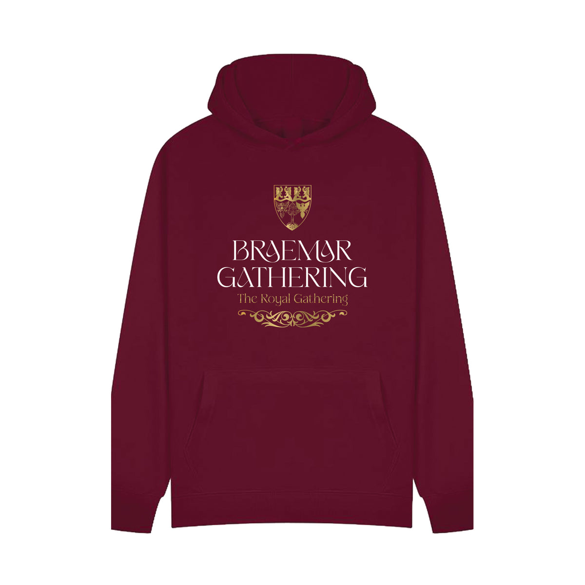 Braemar Gathering 2026 Classic Hoodie - Burgundy