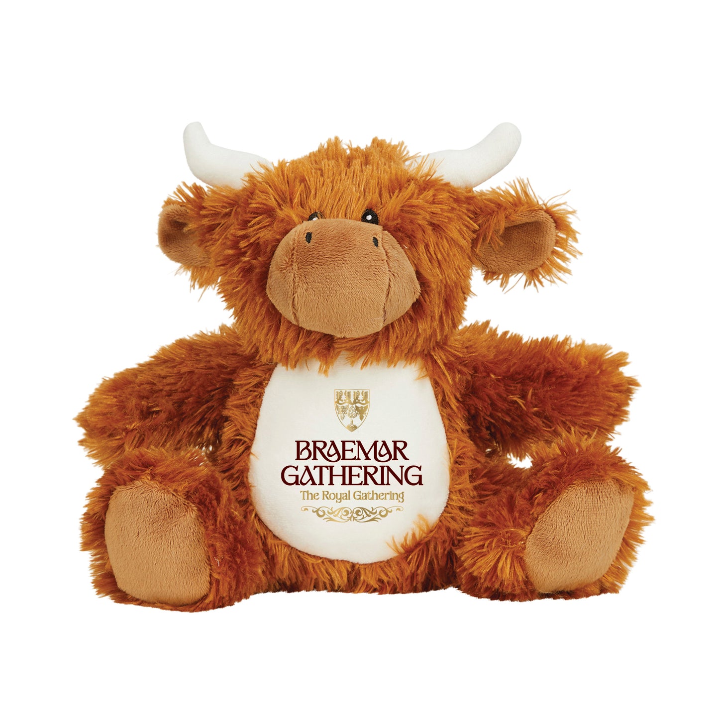 Braemar Gathering Highland Coo Medium Plush Toy