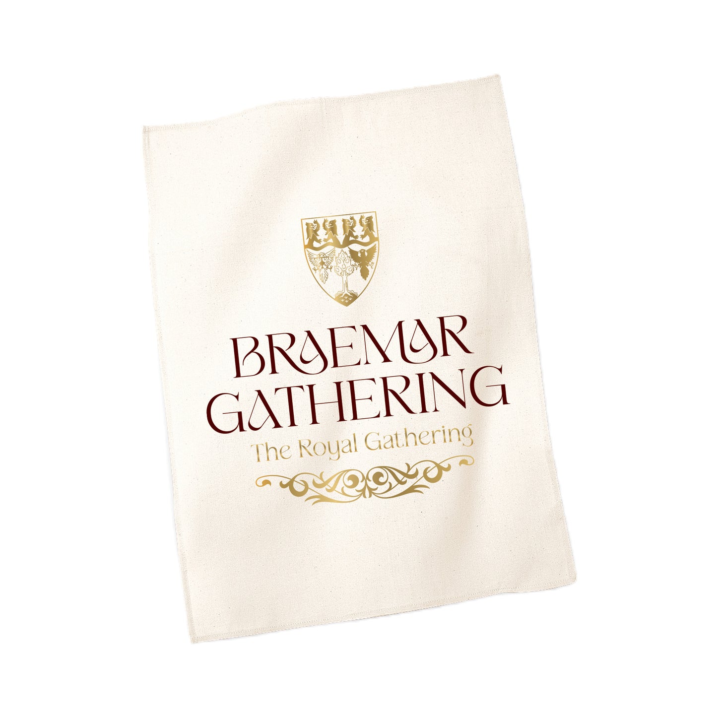 Braemar Gathering 2026 Classic Tea Towel - White