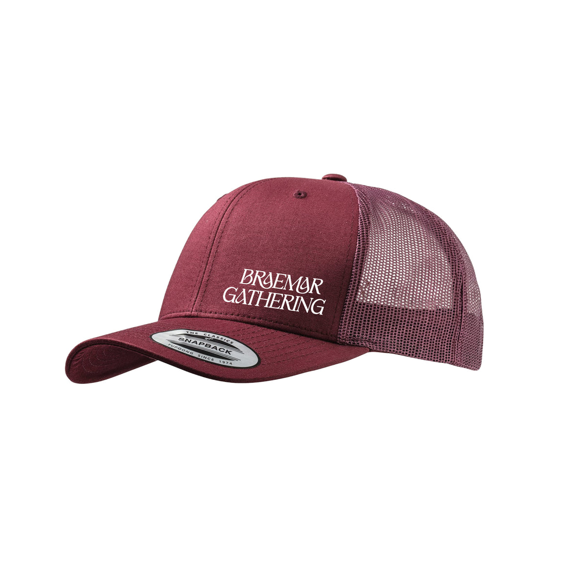 Braemar Gathering 2026 Classic Trucker Hat - Maroon