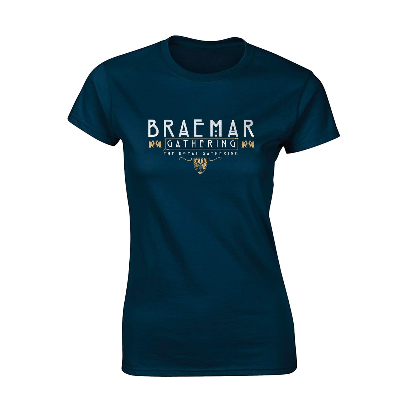 Classic Fitted T-Shirt | Navy | Braemar Gathering