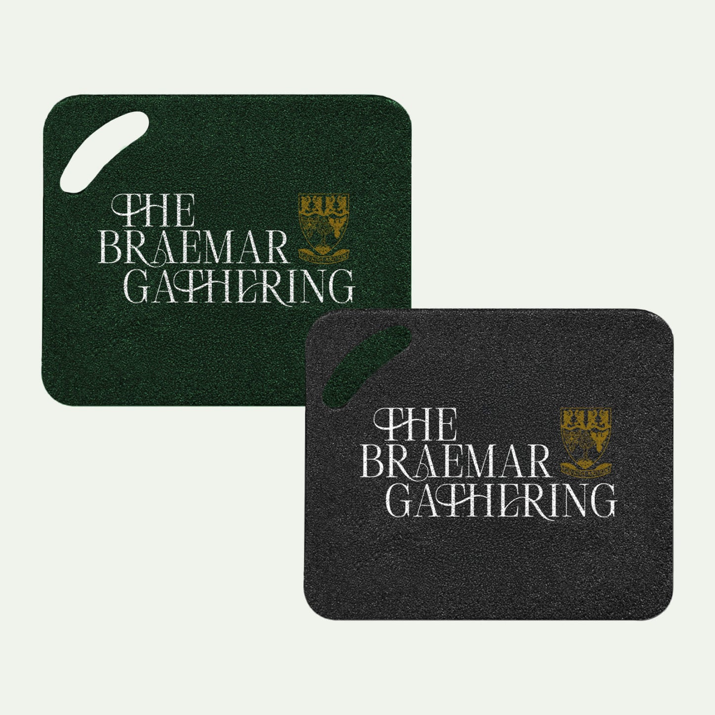 Seat Pads in Black or Green - Braemar Gathering
