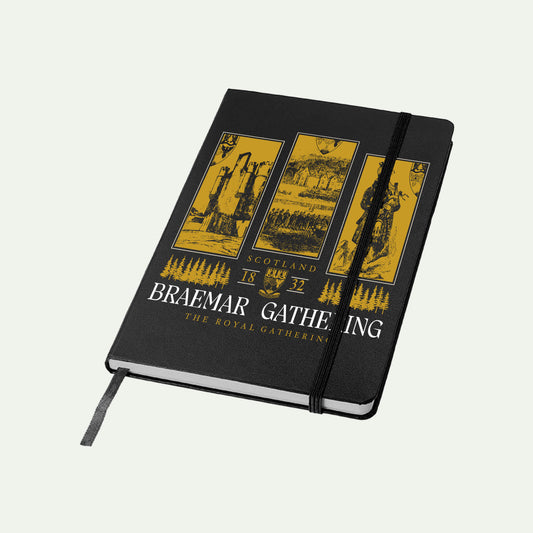 Heritage A5 Notebook - Black - Braemar Gathering
