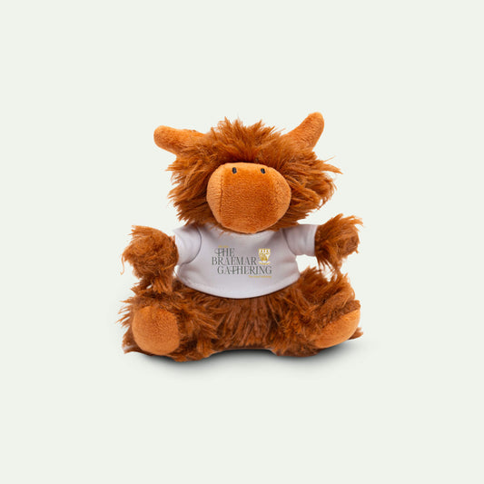 Classic Highland Coo Keyring - Braemar Gathering