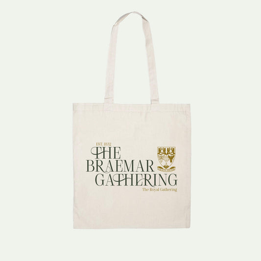 Classic Tote Bag - Natural - Braemar Gathering