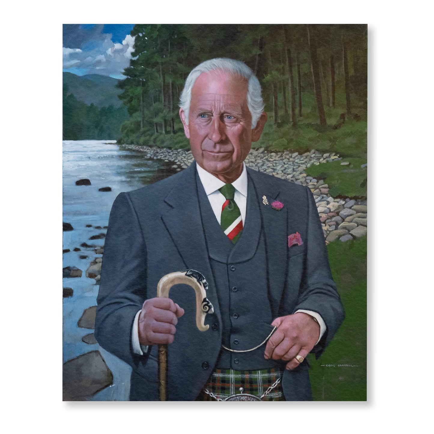 King Charles III Limited Edition Print | Braemar Gathering